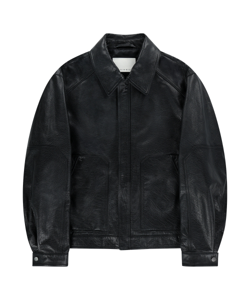 UNGIMMICK(アンジミック)の「BUFFALO LEATHER BLOUSON JACKET (BLACK )(ライダースジャケット・メンズ・その他・MEDIUM/LARGE)」の1枚目の写真