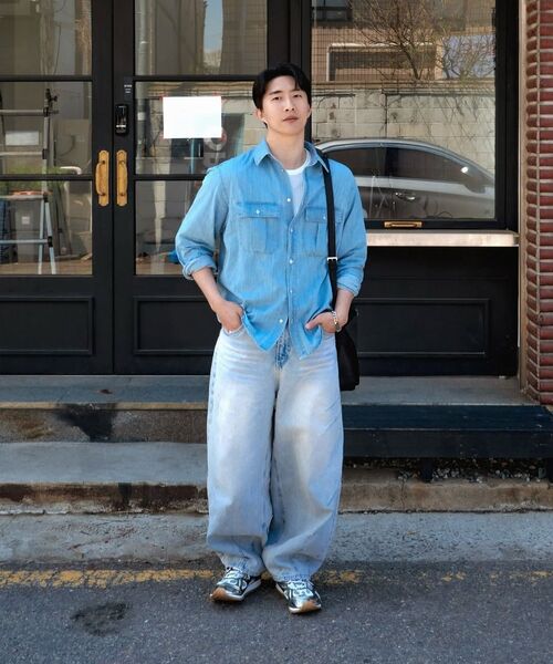 DECET(デケト)の「Denim Work Shirts DCSH007Blue(シャツ/ブラウス・メンズ・その他・SMALL/MEDIUM/LARGE)」の12枚目の写真