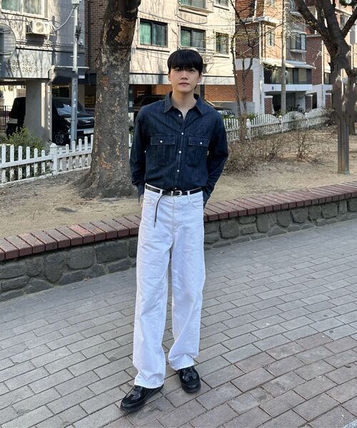 DECET(デケト)の「Denim Work Shirts DCSH007Blue(シャツ/ブラウス・メンズ・その他・SMALL/MEDIUM/LARGE)」の15枚目の写真