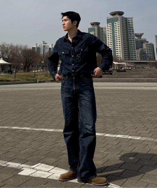 DECET(デケト)の「Denim Work Shirts DCSH007Blue(シャツ/ブラウス・メンズ・その他・SMALL/MEDIUM/LARGE)」の19枚目の写真