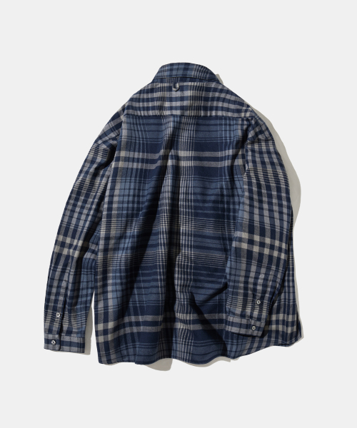 Diamond Layla（ダイアモンドレイラ）の「Nocturne Plaid Navy Check Shirt S180（シャツ/ブラウス・メンズ・ネイビー・SMALL/MEDIUM/LARGE/X-LARGE/XX-LARGE）」の2枚目の写真