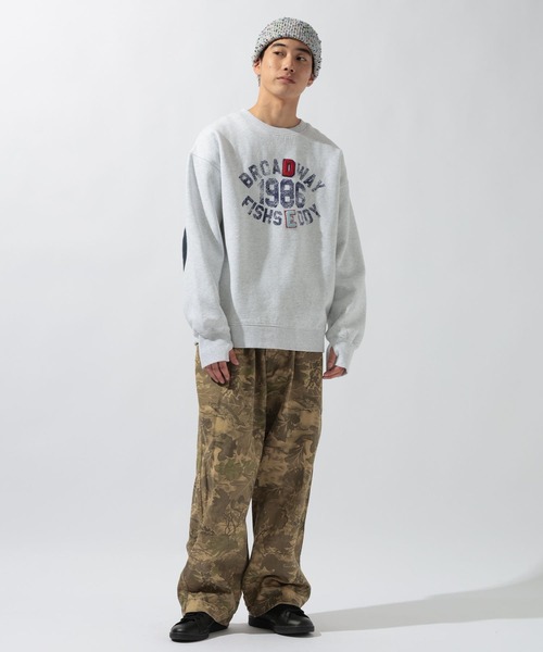 niko and...（ニコアンド）の「【FISHS EDDY(フィッシュエディ)】スウェットプルオーバー【UNISEX】（スウェット・メンズ・オレンジ/ネイビー/ライトグレー・MEDIUM/LARGE）」の7枚目の写真