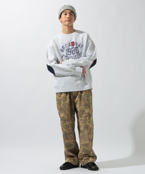niko and...（ニコアンド）の「【FISHS EDDY(フィッシュエディ)】スウェットプルオーバー【UNISEX】（スウェット・メンズ・オレンジ/ネイビー/ライトグレー・MEDIUM/LARGE）」の8枚目の写真