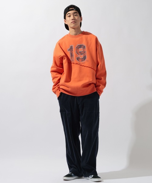 niko and...（ニコアンド）の「【FISHS EDDY(フィッシュエディ)】スウェットプルオーバー【UNISEX】（スウェット・メンズ・オレンジ/ネイビー/ライトグレー・MEDIUM/LARGE）」の13枚目の写真