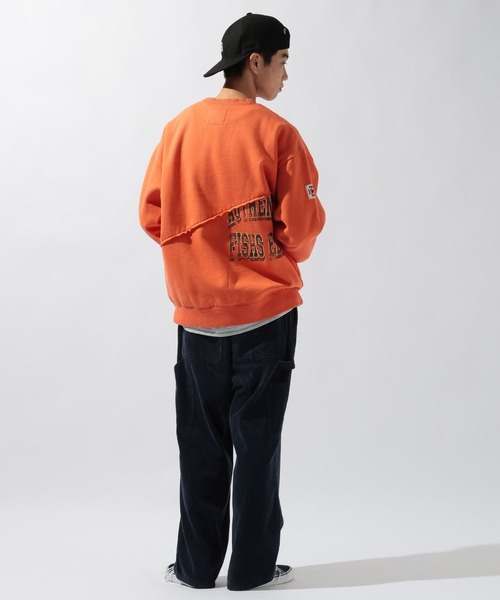 niko and...（ニコアンド）の「【FISHS EDDY(フィッシュエディ)】スウェットプルオーバー【UNISEX】（スウェット・メンズ・オレンジ/ネイビー/ライトグレー・MEDIUM/LARGE）」の14枚目の写真