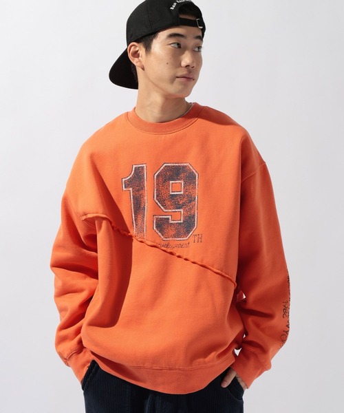 niko and...（ニコアンド）の「【FISHS EDDY(フィッシュエディ)】スウェットプルオーバー【UNISEX】（スウェット・メンズ・オレンジ/ネイビー/ライトグレー・MEDIUM/LARGE）」の15枚目の写真