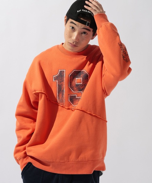 niko and...（ニコアンド）の「【FISHS EDDY(フィッシュエディ)】スウェットプルオーバー【UNISEX】（スウェット・メンズ・オレンジ/ネイビー/ライトグレー・MEDIUM/LARGE）」の16枚目の写真