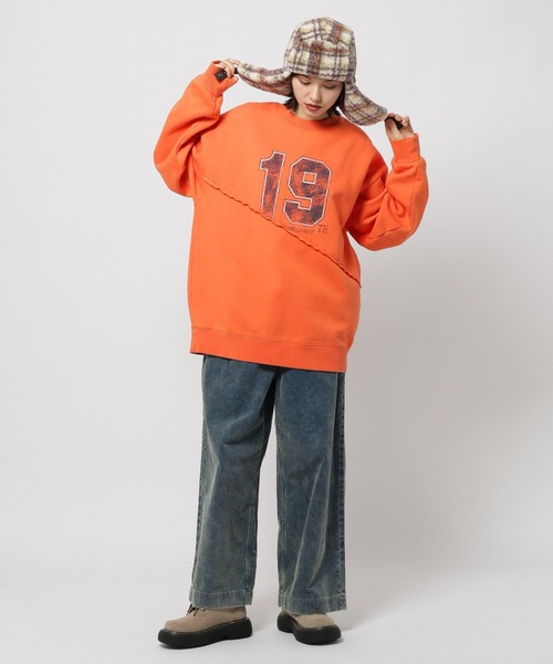 niko and...（ニコアンド）の「【FISHS EDDY(フィッシュエディ)】スウェットプルオーバー【UNISEX】（スウェット・メンズ・オレンジ/ネイビー/ライトグレー・MEDIUM/LARGE）」の17枚目の写真