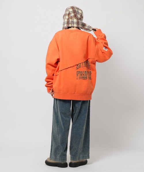 niko and...（ニコアンド）の「【FISHS EDDY(フィッシュエディ)】スウェットプルオーバー【UNISEX】（スウェット・メンズ・オレンジ/ネイビー/ライトグレー・MEDIUM/LARGE）」の18枚目の写真