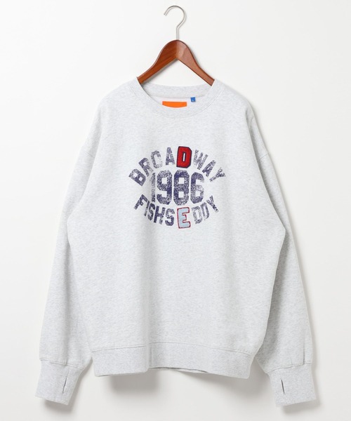 niko and...（ニコアンド）の「【FISHS EDDY(フィッシュエディ)】スウェットプルオーバー【UNISEX】（スウェット・メンズ・オレンジ/ネイビー/ライトグレー・MEDIUM/LARGE）」の20枚目の写真