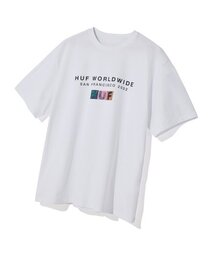 HUF（ハフ）の「HUF COLLAGE TEE [WHITE]（Tシャツ/カットソー・メンズ）」