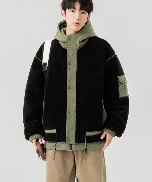 セール】ボアジャケット（ナイロンジャケット）｜aimoha（アイモハ）の