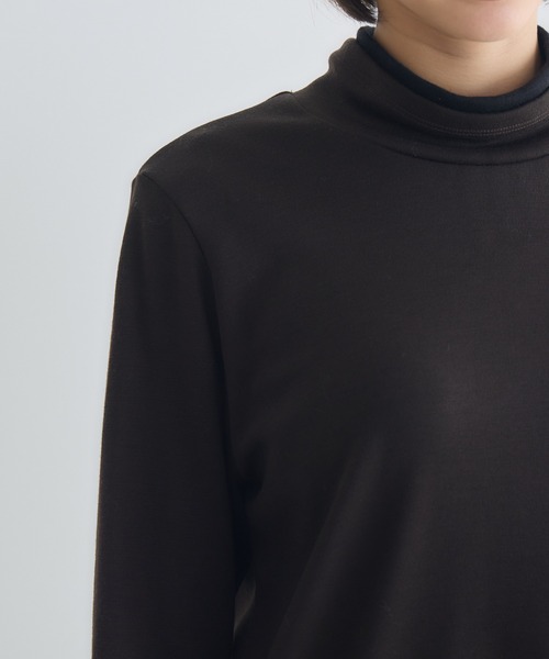KATHARINE ROSS（キャサリンロス）の「【KATHARINE ROSS】配色タートルプルオーバー（Tシャツ/カットソー・レディース・ブラック/グレー/レッド/ブラウン・FREE）」の13枚目の写真