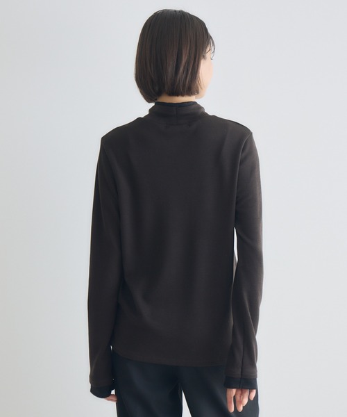 KATHARINE ROSS（キャサリンロス）の「【KATHARINE ROSS】配色タートルプルオーバー（Tシャツ/カットソー・レディース・ブラック/グレー/レッド/ブラウン・FREE）」の11枚目の写真