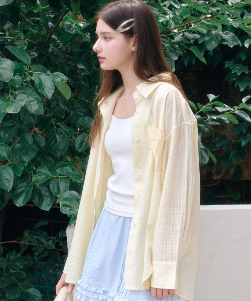 ALKI ALKA(アルキアルカ)の「Lace Trim Sleeveless (White)(Tシャツ/カットソー・レディース・ホワイト・FREE)」の4枚目の写真