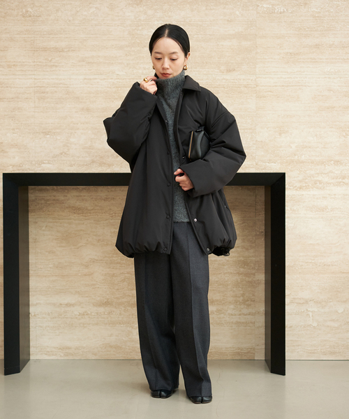 plage（プラージュ）の「《WEB限定追加》撥水tailored puff コート 3（その他アウター・レディース・ブラック・36/38）」の5枚目の写真
