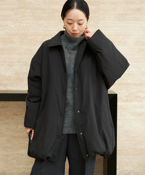 plage（プラージュ）の「《WEB限定追加》撥水tailored puff コート 3（その他アウター・レディース・ブラック・36/38）」の9枚目の写真