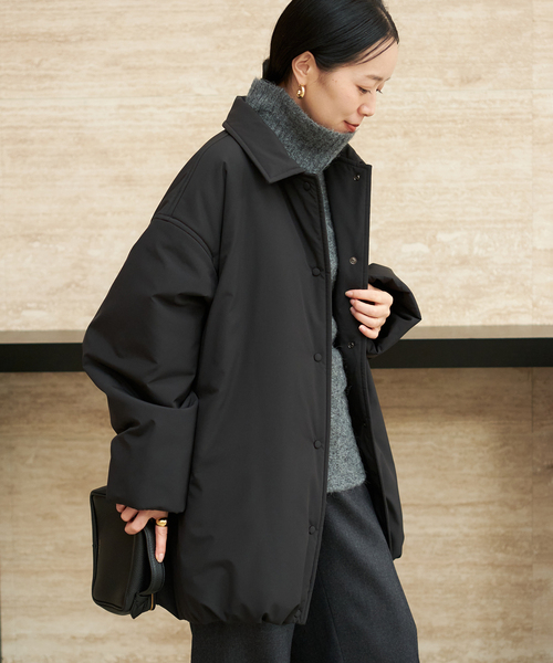 plage（プラージュ）の「《WEB限定追加》撥水tailored puff コート 3（その他アウター・レディース・ブラック・36/38）」の10枚目の写真