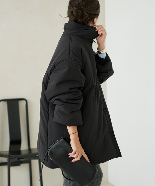 plage（プラージュ）の「《WEB限定追加》撥水tailored puff コート 3（その他アウター・レディース・ブラック・36/38）」の22枚目の写真