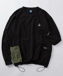 GERRY（ジェリー）の「【70】【GERRY/ジェリー】ワンポイントロゴ サイドポケット ロングスリーブTシャツ ドローコード（Tシャツ/カットソー）」