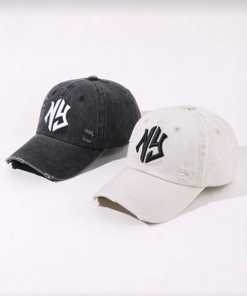 VIBGYOR（ヴィブジョー）の「【IZU】 ヴィンテージウォッシュダメージロゴキャップ（キャップ・メンズ・ブラック/グレー系その他・FREE）」の17枚目の写真