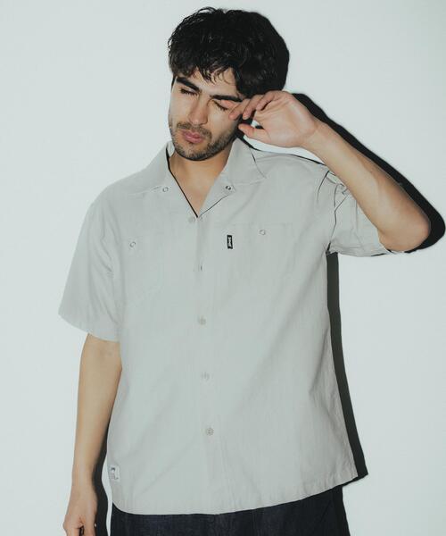 Schott(ショット)の「Schott/ショット/PLAIN NC SHIRT/プレーン エヌシー シャツ(シャツ/ブラウス・メンズ・ブラック/グレー/ミント・M/L/XL/2XL)」の2枚目の写真