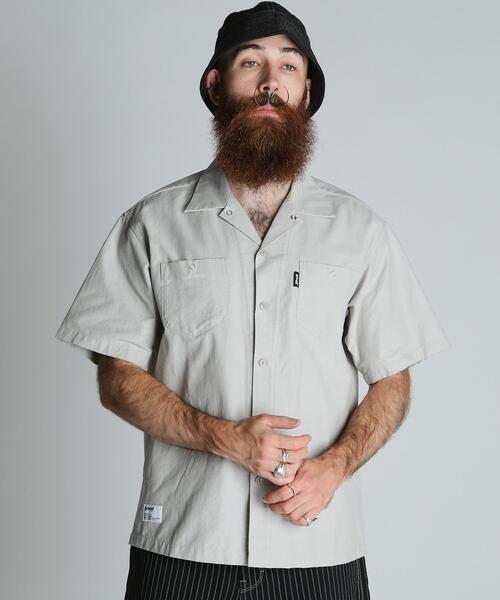 Schott(ショット)の「Schott/ショット/PLAIN NC SHIRT/プレーン エヌシー シャツ(シャツ/ブラウス・メンズ・ブラック/グレー/ミント・M/L/XL/2XL)」の12枚目の写真