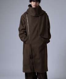 improves（インプローブス）の「ストール付き アシンメトリー ジップアップ コート（その他アウター）」