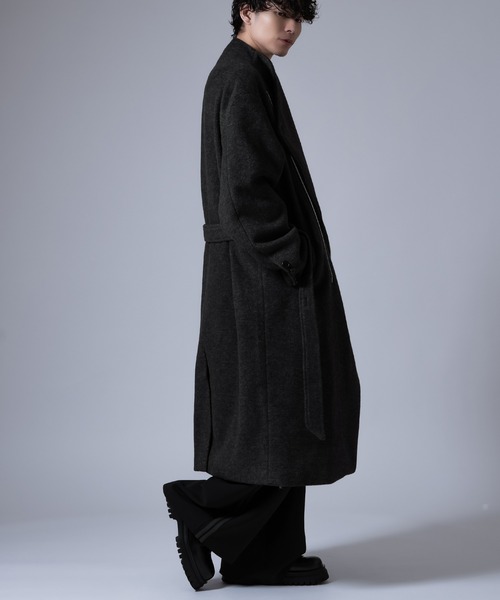 improves（インプローブス）の「ストール付き アシンメトリー ジップアップ コート（その他アウター・メンズ・ブラウン/チャコール・MEDIUM/LARGE）」の12枚目の写真