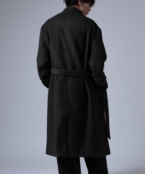 improves（インプローブス）の「ストール付き アシンメトリー ジップアップ コート（その他アウター・メンズ・ブラウン/チャコール・MEDIUM/LARGE）」の15枚目の写真