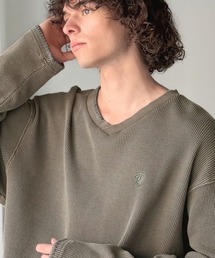 メンズのTシャツ/カットソー（ブラウン/茶色系・長袖）ファッション