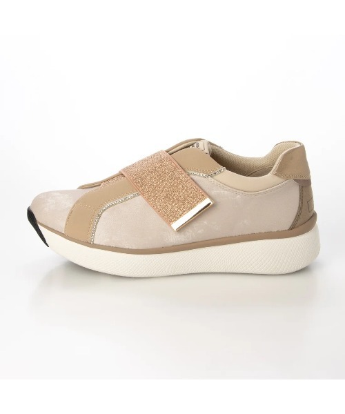 Mode et Jacomo（モードエジャコモ）の「きれいめ厚底ベルクロスニーカー（スニーカー・レディース・ブラック/アイボリー/ライトピンク・22.5cm/23cm/23.5cm/24cm/24.5cm）」の16枚目の写真