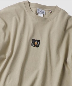 7.4oz　DOG刺繍ビッグロンTEE