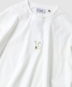 7.4oz DOG刺繍ビッグロンTEE