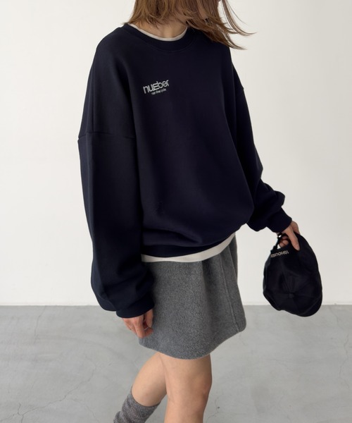 CANAL JEAN（キャナルジーン）の「El mar　number 胸刺繍裏毛トレーナー（スウェット・レディース・グレー/ホワイト/ネイビー・ONE SIZE）」の15枚目の写真