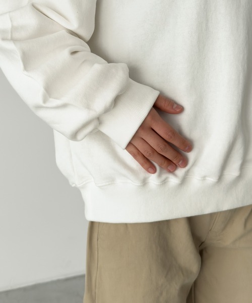 CANAL JEAN（キャナルジーン）の「El mar　number 胸刺繍裏毛トレーナー（スウェット・レディース・グレー/ホワイト/ネイビー・ONE SIZE）」の11枚目の写真