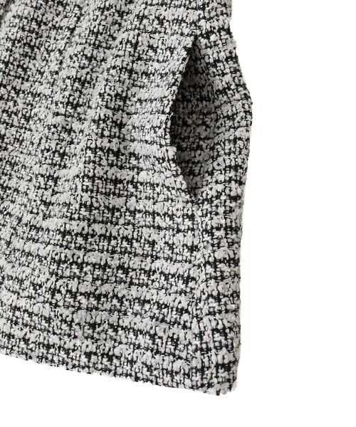 Green　Parks（グリーンパークス）の「O.ツイードペプラムベスト（ベスト・レディース・ブラック/グレー・FREE）」の11枚目の写真