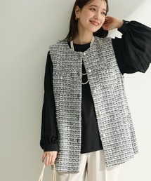 Green Parks | O.ツイードペプラムベスト(ベスト)