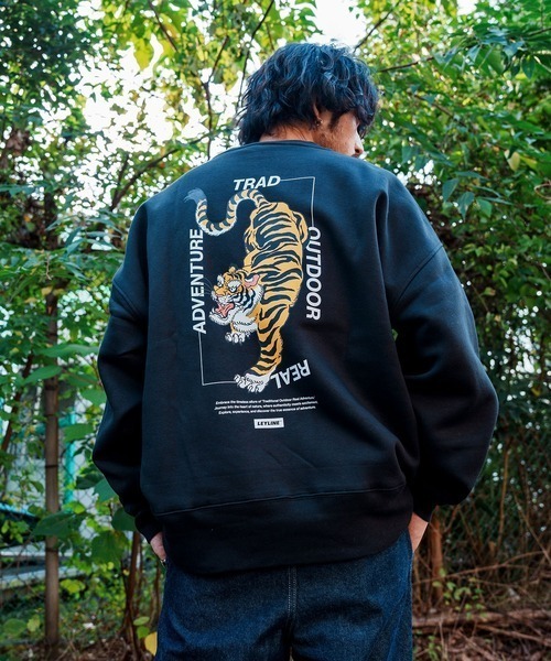Leyline(レイライン)の「【Leyline】Trad adventure sweat(スウェット・メンズ・ブラック/ホワイト・XL/L/M)」の2枚目の写真