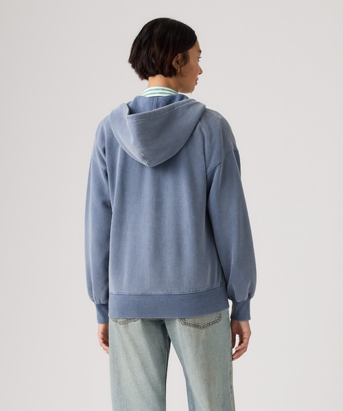 Levi's(リーバイス)の「Levi's/リーバイス ヴィンテージ リラックスド フルジップ フーディー(パーカー・レディース・ブルー・XS/M/S)」の9枚目の写真