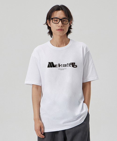 MAKEITTO（メイキット）の「[BOLD LETTERING] CREW NECK TEE_WHITE（Tシャツ/カットソー・メンズ・その他・M/L/XL/XXL）」の4枚目の写真