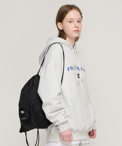 ROIDESROIS(ロワデロワ)の「メッシュポケットストリングジムサックバックパック(ブラック)(バックパック/リュック・レディース・その他・FREE)」の3枚目の写真