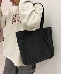 WESTBOY（ウエストボーイ）の「大容量 シンプル デニム地 トートバッグ WO25W17BG27（トートバッグ）」