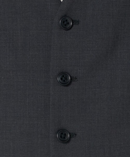 green label relaxing（グリーンレーベルリラクシング）の「A+ TWPU トロピカル無地 スリム 5B セットアップ ベスト -ウォッシャブル-（スーツベスト・メンズ・ブラック/ネイビー/ダークグレー/ロイヤルブルー/ダークブラウン・L/XXL/XL/S/M）」の15枚目の写真