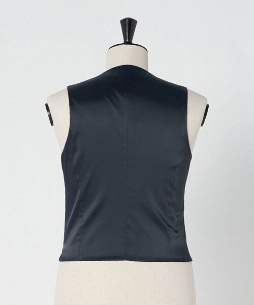 green label relaxing（グリーンレーベルリラクシング）の「A+ TWPU トロピカル無地 スリム 5B セットアップ ベスト -ウォッシャブル-（スーツベスト・メンズ・ブラック/ネイビー/ダークグレー/ロイヤルブルー/ダークブラウン・L/XXL/XL/S/M）」の22枚目の写真