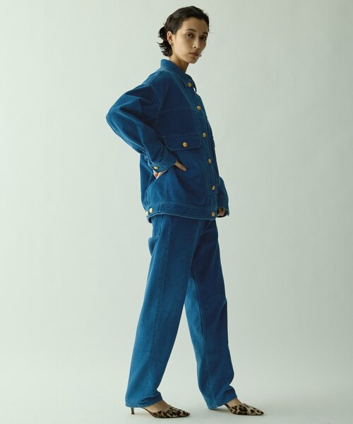 Drawing Numbers（ドローイング ナンバーズ）の「【Drawing Numbers】ブリーチコーデュロイパンツ（その他パンツ・レディース・グレー/ブルー・36/38/42/40）」の14枚目の写真