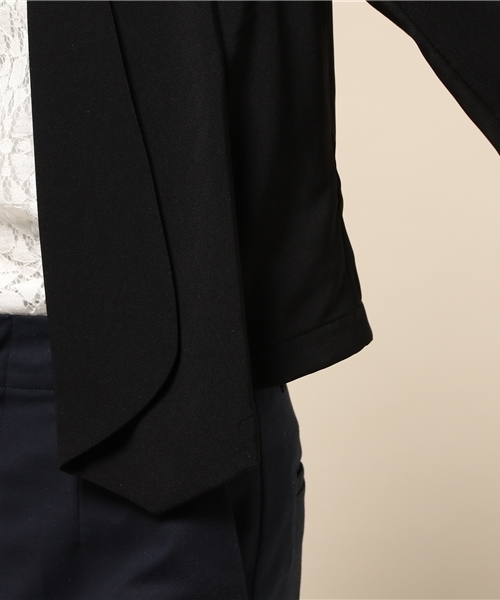 INTERPLANET(インタープラネット)の「ストレッチジャケット(その他アウター・レディース・ブラック/ベージュ・FREE)」の8枚目の写真