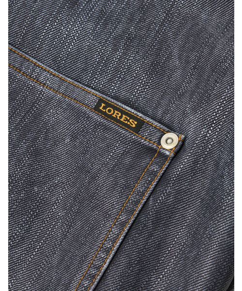 LORES(ロアス)の「Faux Leather Trucker Jacket - Indigo(ライダースジャケット・レディース・その他・M/L)」の6枚目の写真