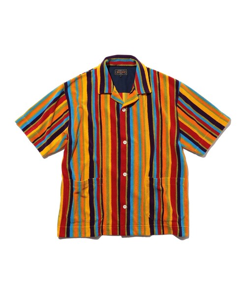 BEAMS PLUS(ビームスプラス)の「Pile Full Button Polo Multi Stripe(ポロシャツ・メンズ・その他・X-LARGE/LARGE/MEDIUM/SMALL)」の7枚目の写真