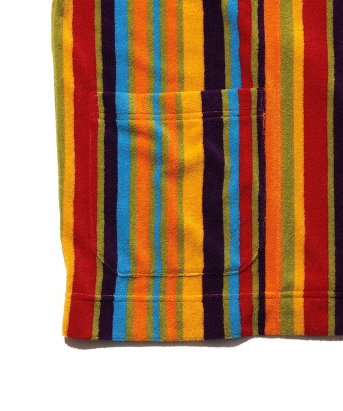 BEAMS PLUS(ビームスプラス)の「Pile Full Button Polo Multi Stripe(ポロシャツ・メンズ・その他・X-LARGE/LARGE/MEDIUM/SMALL)」の12枚目の写真